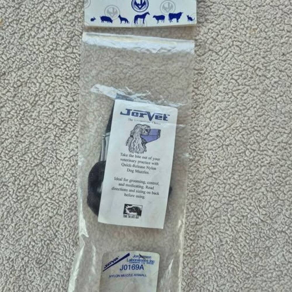 JorVet Nylon Dog Muzzle, Extra Small